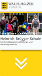 Mobile Screenshot of heinrich-bruegger-schule.de